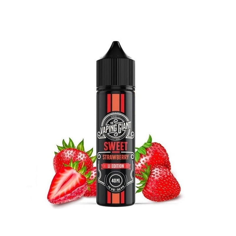 Lichid The Vaping Giant – Sweet Strawberry 40ml